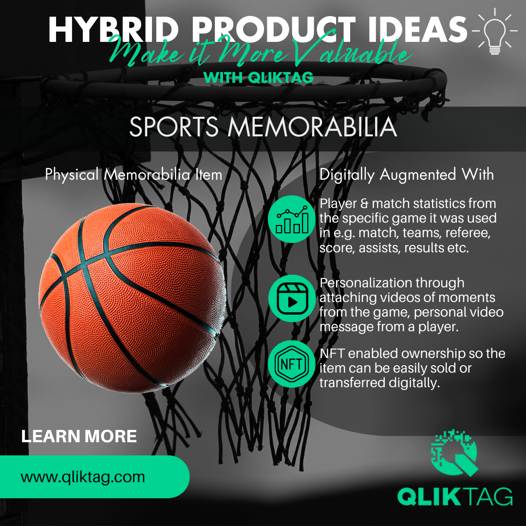 Sports Memorabilia & Collectibles with NFC Tags and NFT Blockchain Authentication