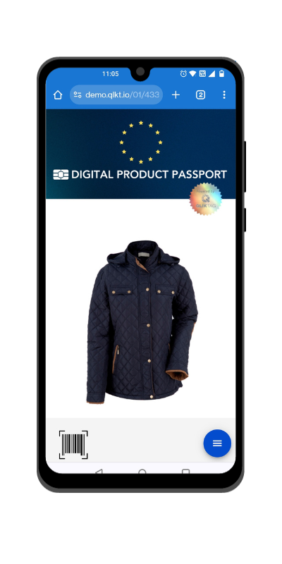 Digital Product Passport DPP - Qliktag 1