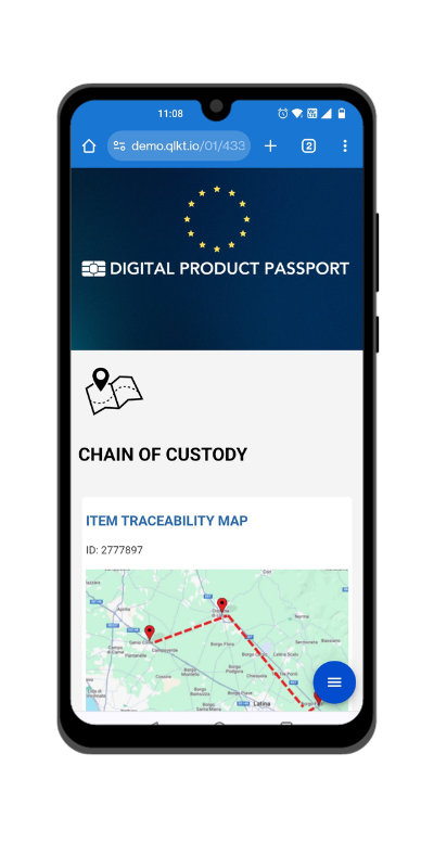 Digital Product Passport DPP - Qliktag