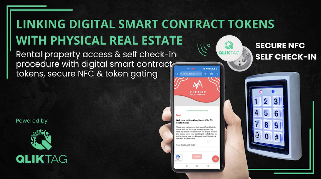 Linking Real Estate & Physical Property to the Blockchain & Web3 Smart Contract Tokens with Qliktag