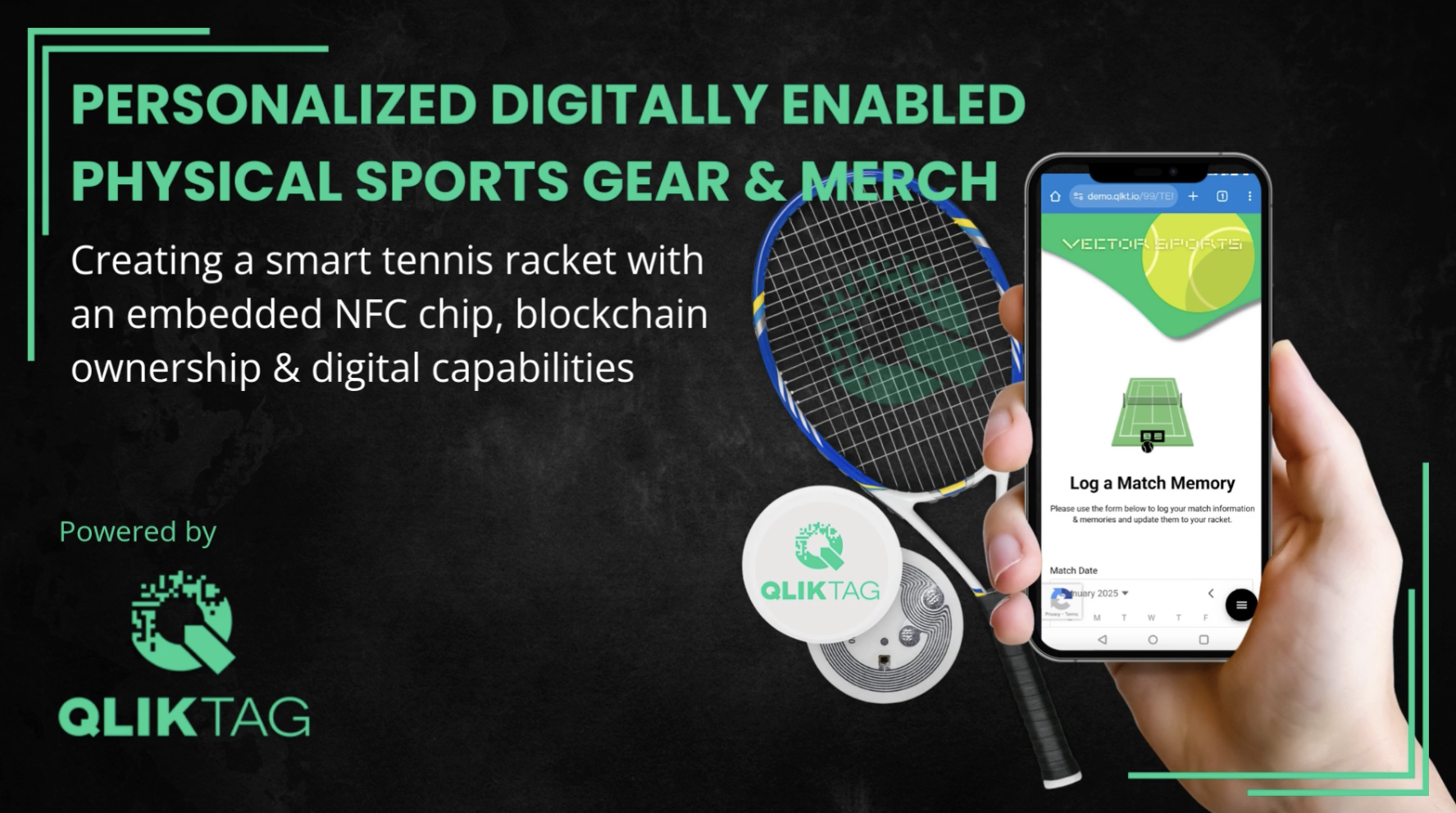 Phygital Sports Gear With Qliktag NFC Technology Bring Digital & Web3 Features to Sporting Goods